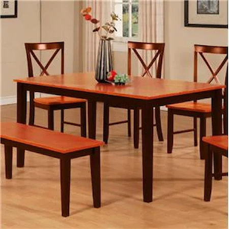 Rectangular Leg Table